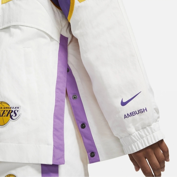 NWT Women's (UNISEX) Nike X Ambush LAKERS Jacket - Picture 6 of 14